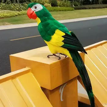 

60cm Artificial Parrot Cute Bird Foam Feather Design Home Decor Gift Party Garden Yard Tree For Garden Party Wedding Ornament