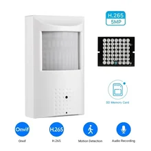 

Wireless 2MP 5MP PIR Style Indoor IP Camera Invisible TF Card Security Monitor Night Vision 940nm IR Built-in MIC For Home Camhi