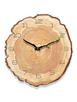 

Creative Wooden Wall Clock Modern Stylish Mute Wall Clocks For Bedroom Thick Watches Living Room Watch Home Decor Clock II50BGZ