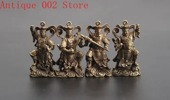 

Antique bronze statue of Buddha four king of Heaven Pure Copper key chain