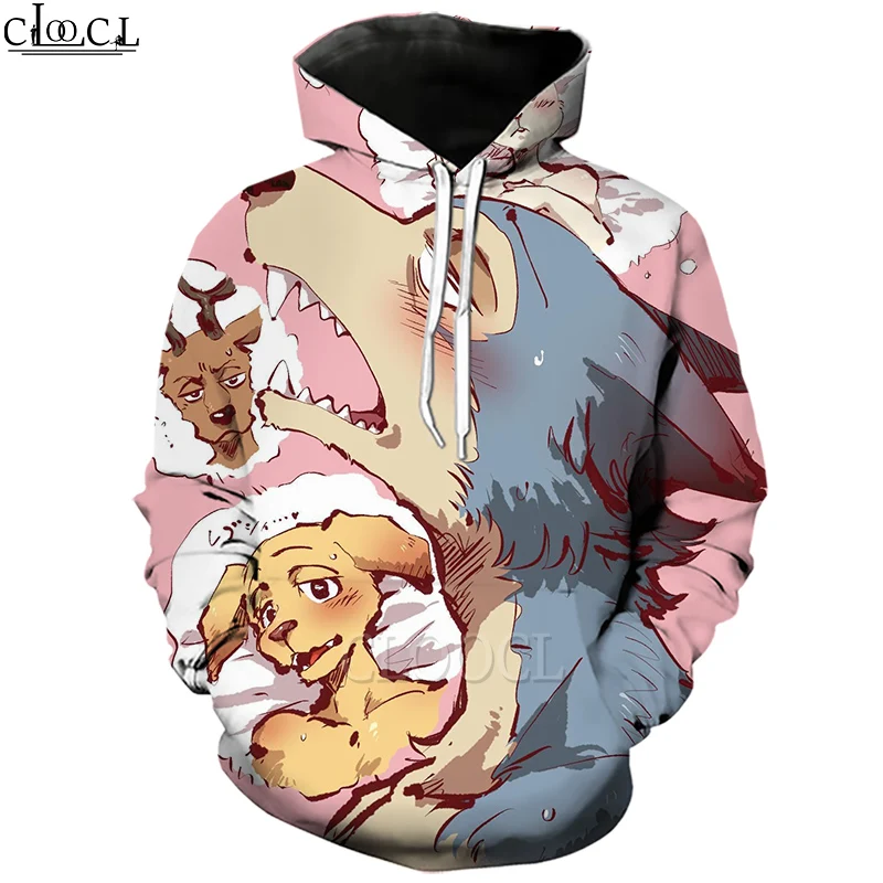 Толстовка Мужская/Женская CLOOCL с мультипликационным аниме BEASTARS Свитшот в стиле