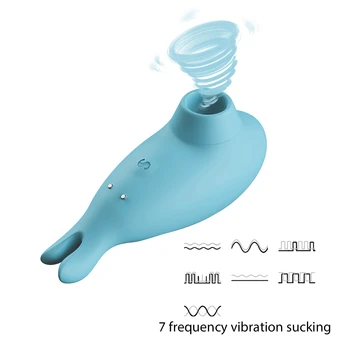 7 Speeds Strong Nipple Clitoral Sucking Vibrator Silicone Vagina Oral Sucker Waterproof Stimulator Adult Sex Toys For Women 4