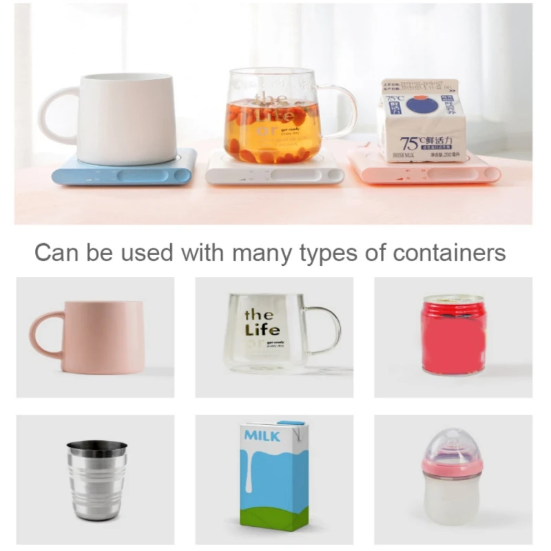 Coffee Cup Warmer for Desk Mug Warmer with Auto Shut Off 3-Level Adjustment (10)