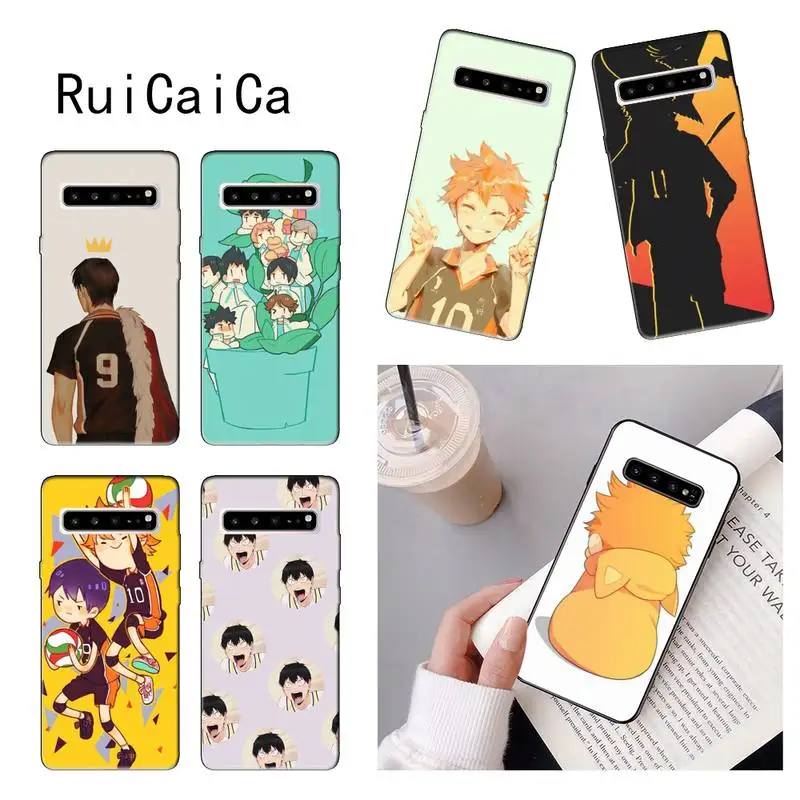 RuiCaiCa Haikyuu Hinata аниме волейбол Роскошный чехол для телефона samsung a30 A30S a51 a50 a71 A40 A70 A21
