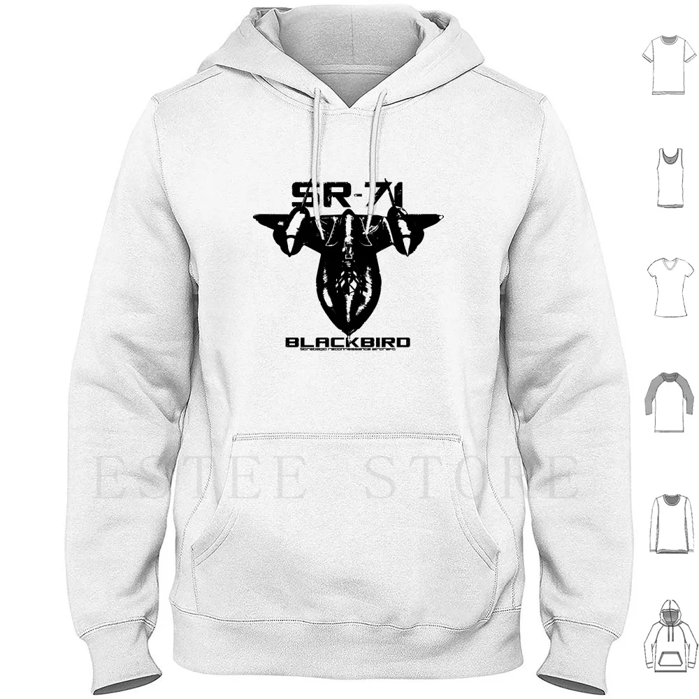 Sr-71 Felpe Con Cappuccio Blackbird Manica Lunga Stealth American B 70 Rs 70 Jet Yf 12 Habu Ricognizione Tattica A 12