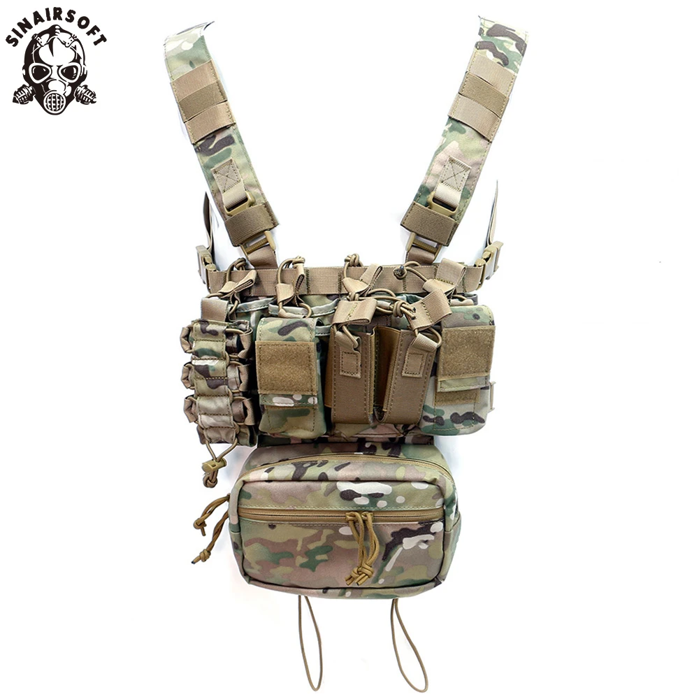 

Outdoor USMC Paintball Hunting Clothes Airsoft Tactical Vest Combat Multi-pocket Equipment Military Gear Chest Rig Battlefield