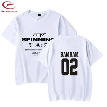 

GOT7 T shirts Print Clothe for Women Fashion Tops and Tee GOT7 Women's Cotton Tops and Tee trend