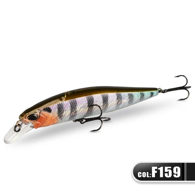 MRERDITH JERK MINNOW 100F 14g  Floating Wobbler Fishing Lure 24Color Minnow Lure Hard Bait Quality Professional Depth0.8-1.0m JBR-100F-F159