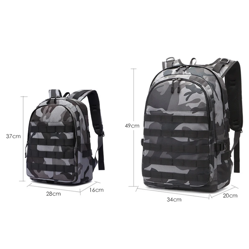  Game PUBG Level 3 Backpack Cosplay Prop Trekking Bag School Bags