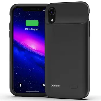 

4100mAh Audio Jack Portable Power Bank Pack Backup External Charger Charging Battery Protective Case Cover For iPhone X XS