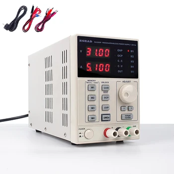 

KA3005D Digital Programmable LAB DC Adjustable Power Supply voltage regulated Laboratory Power Supply 30V 5A + Multimeter probe