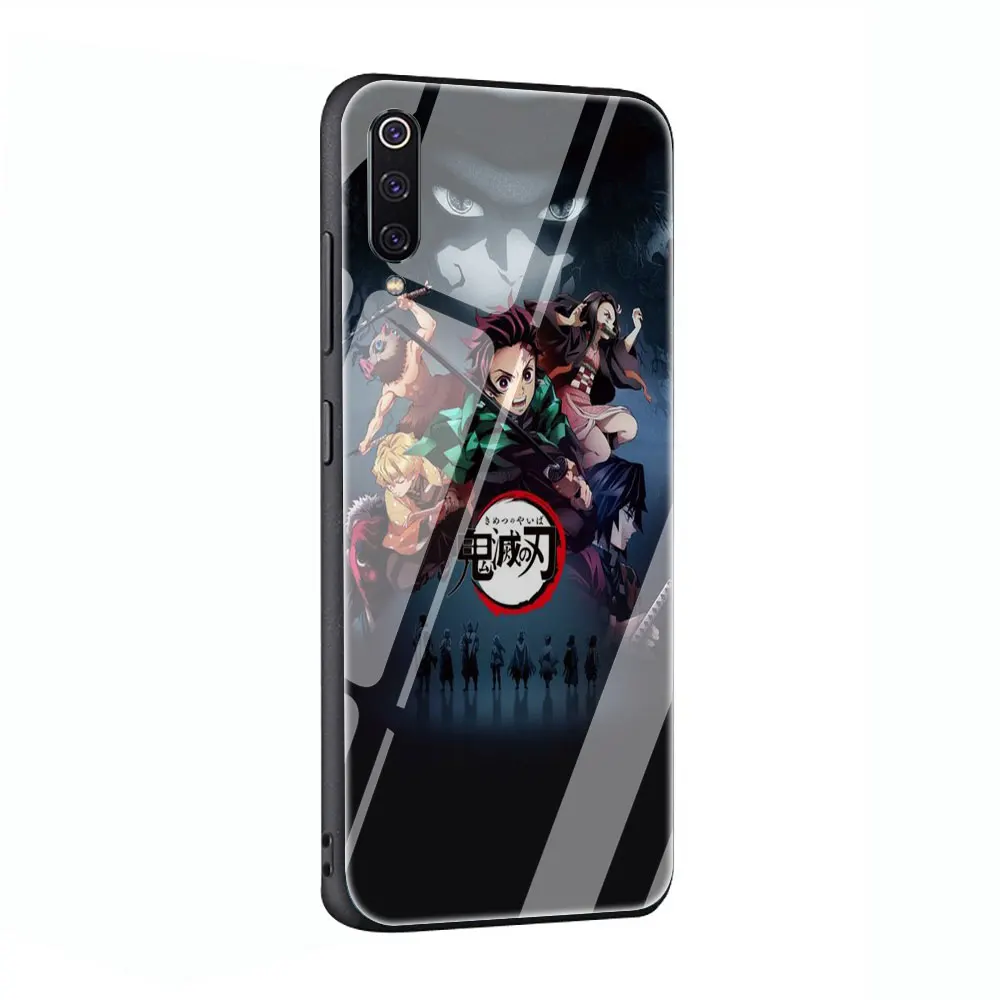 Аниме Demon Slayer Kimetsu no Yaiba закаленное стекло чехол для телефона Xiaomi mi 8 9 Красный mi 4X 6A Note 5 6 7 Pro Pocophone F1 - Цвет: G3