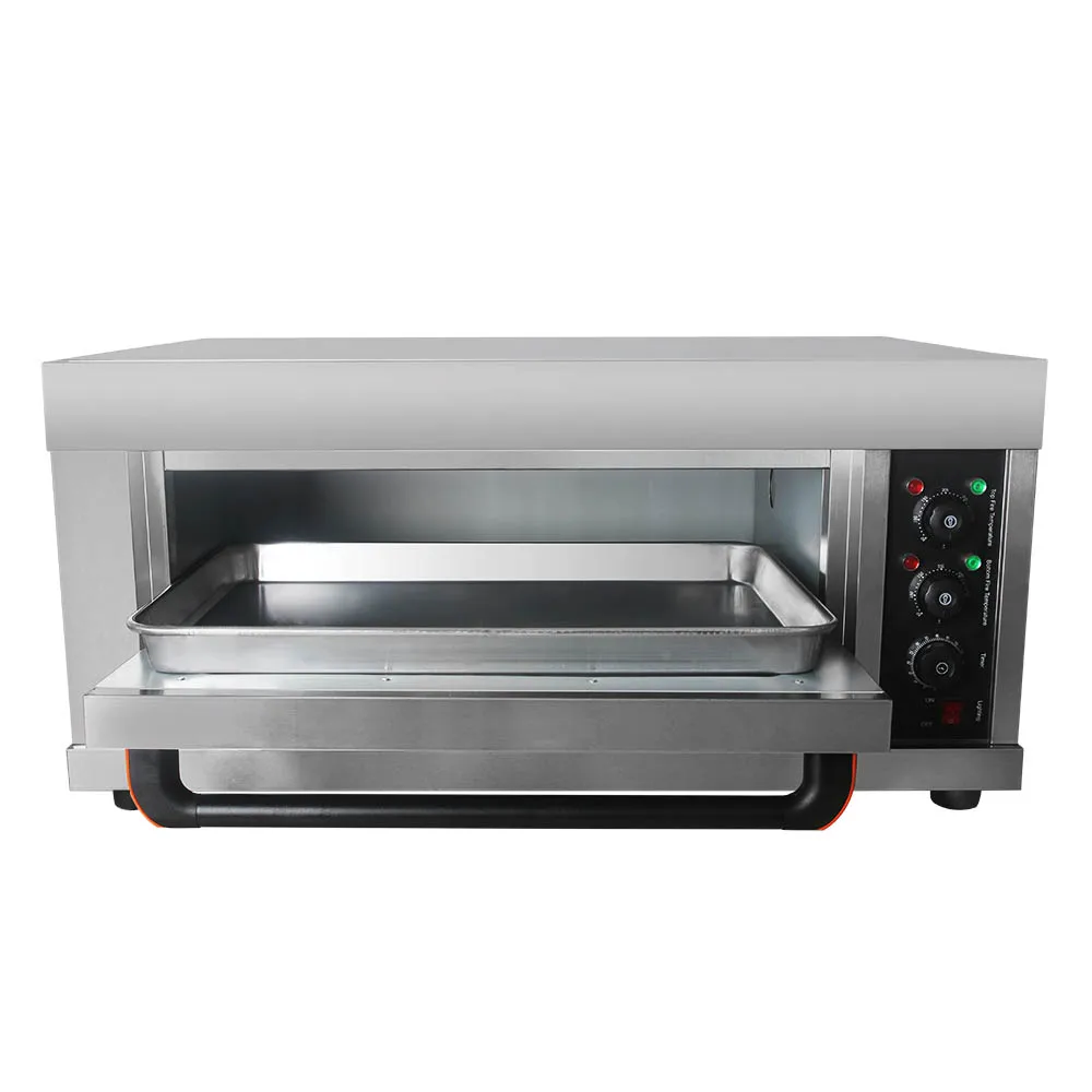 ITOP Electric Oven Cake Pizza Roasted Chicken Stainless Steel Kitchen Baking Machine Single Roasted Oven With Pizza Pan