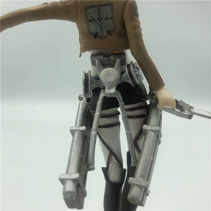 14 см солдатики Li Weier Rivaille Levi Ackerman Attack on Titan Trunk Foot batch Edition ПВХ фигурка модель игрушки