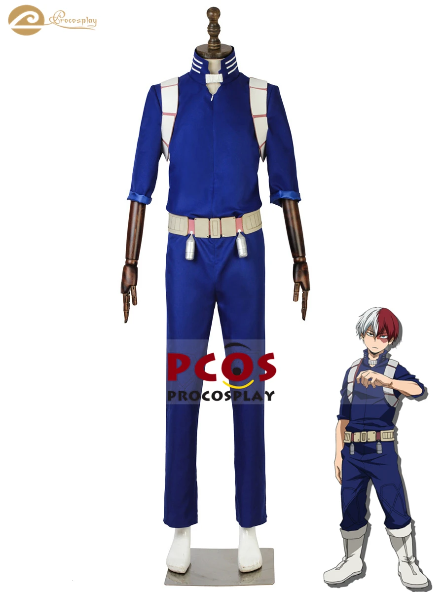

ProCosplay Hero Academia the 2nd improved version Todoroki Shouto hero costume cosplay costume for man mp005282