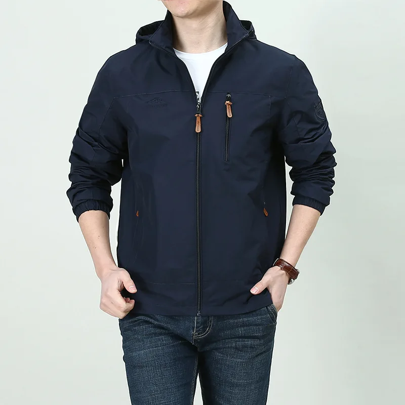 

New Autumn Men's Jackets, High-quality Fabrics Casual Warmth Outer Wear Military Cotton Soft Youth Outdoor Sports Hiking Coat