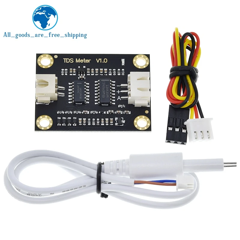 audio oscilloscope TDS Sensor Meter V1.0 Board Module Water Meter Filter Measuring Water Quality For Arduino UNO R3 ph measurement