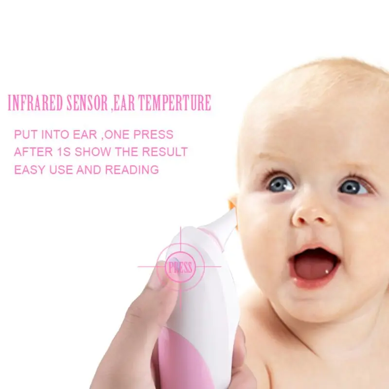 

Infrared Ear Forehead Thermometer Digital LCD Display For Baby Adut Health Care