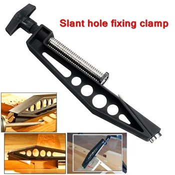 

Woodworking Pocket Hole Joint Fixed Clamp Slant Hole Pull Clip Fixing Clamp Slant-hole Drilling