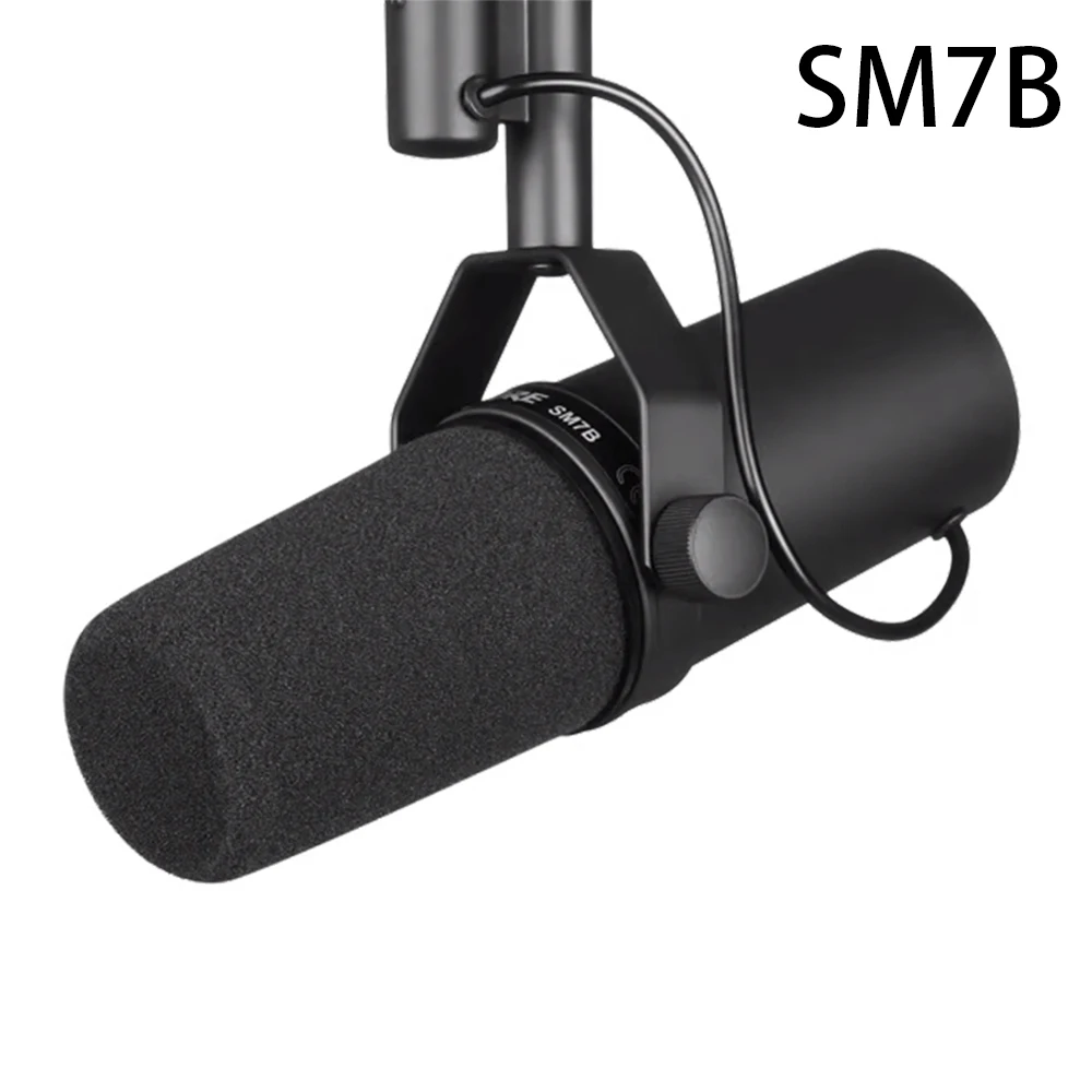 SM7B Professional Cardioid Dynamic Microphone Studio Selectable Frequency  Response Mic sm7b for Live Vocal Recording Performance - AliExpress