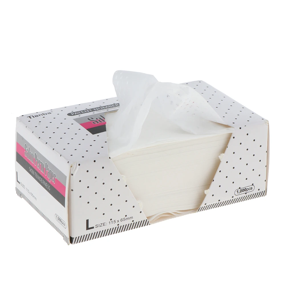 1000 pcs Disposable Salon Electric Hair Perming Dyeing Paper End Wraps Dyeing Color tool Highlight Tissue Hairdresser Salon Tool
