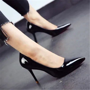 

Fashion Pointed-Toe Heels Thin Shoes Women Solid CrossHigh Heel heels sandals