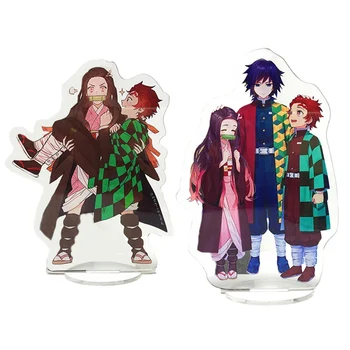 

Demon Slayer Kimetsu No Yaiba Zenitsu Inosuke Acrylic Stand Figure Model Toy Anime Fans Stationery Set