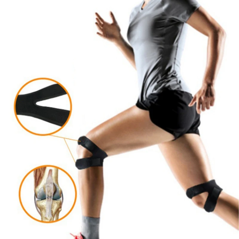 ArrivalAdjustable Kness support Guard защита коленной чашечки наколенники Баскетбол Открытый Велоспорт скалолазание тренажерный зал тренировка наколенники P