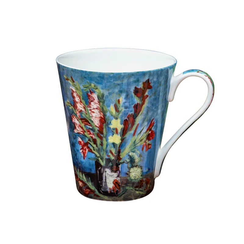 Shandong Awalong popular Van Gogh design 500 ml ceramic mug porcelain | Дом и сад