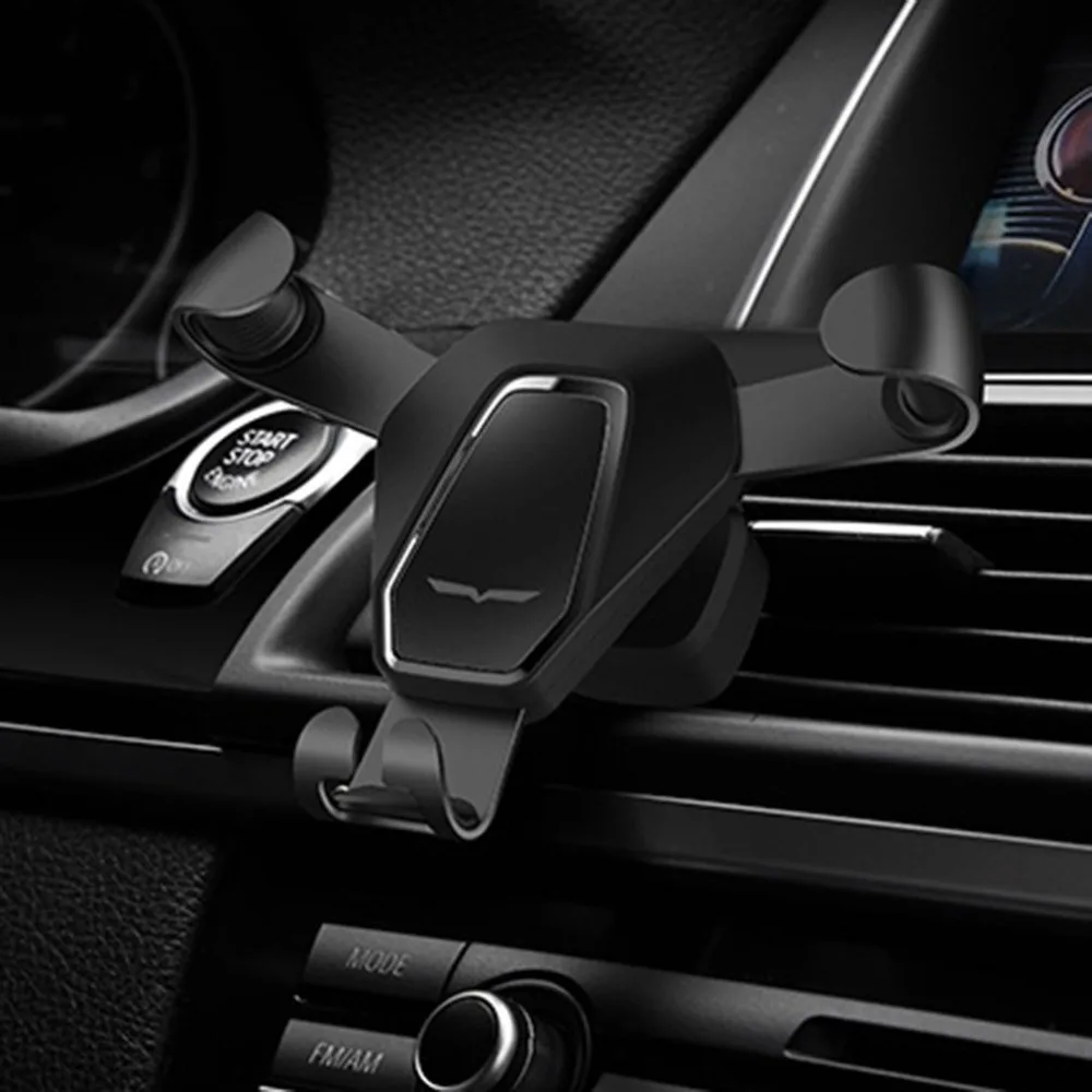 Универсальный автомобильный держатель из алюминиевого сплава Gravity Drive Air Vent Mount чехол для телефона держатель Подставка для смартфонов