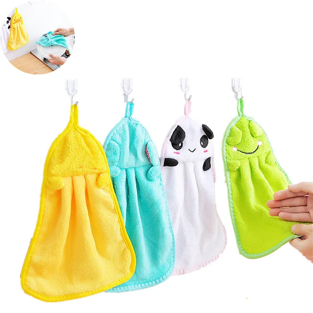 Kids Towel Cute Animal Hand Towels for Baby Bath Hand Dry Towel Kids  Children Microfiber Towel Quick Drying Hanging Hand Towel - AliExpress