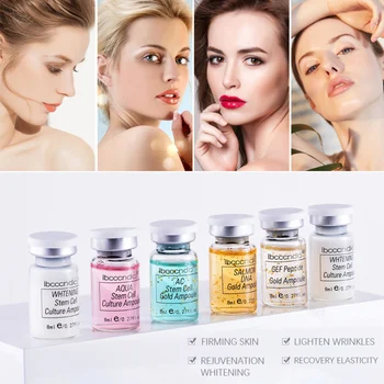 

12 Bottles 8ml Concealer BB Glow Kit Ampoule Liquid Foundation Serum Professional Skin Care Makeup Starter Semi-permanent