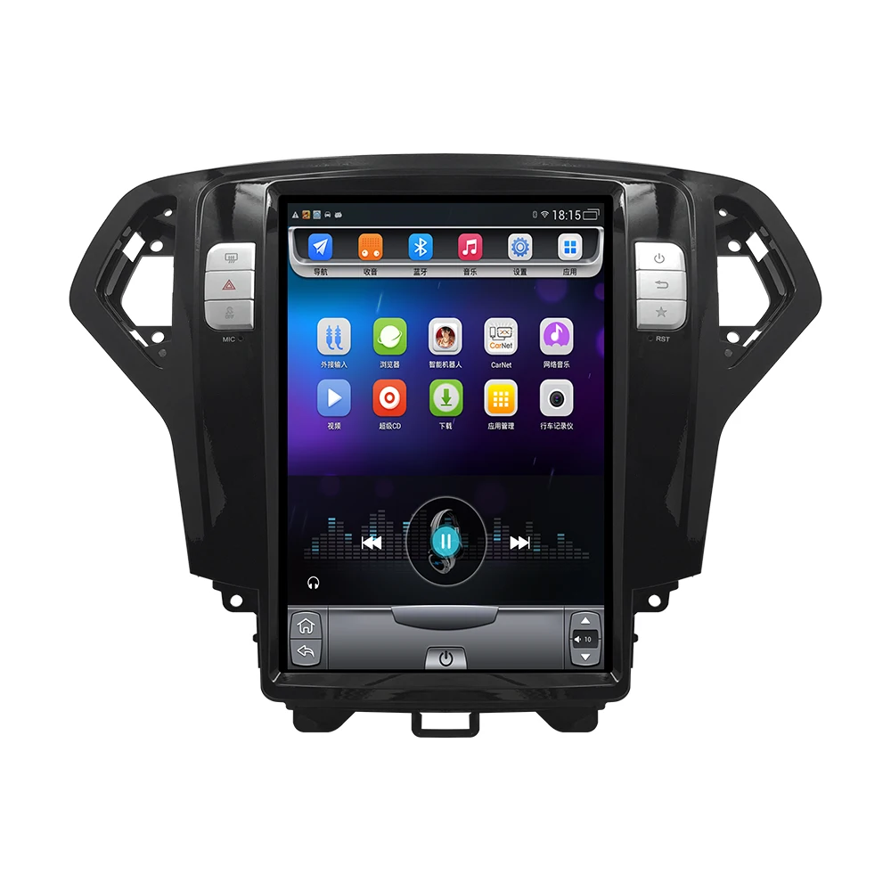 

12.8" tesla style vertical screen Quad core Android 6.0 Car GPS radio Navigation for ford Mondeo 2011-2012