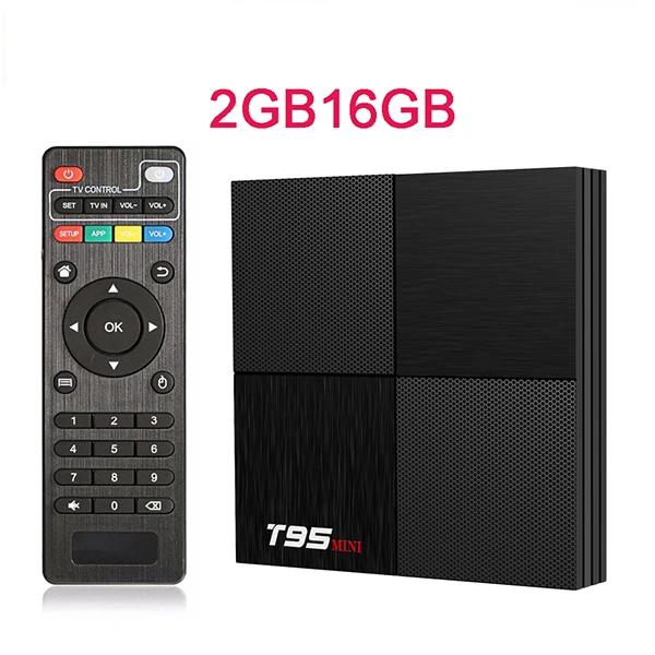 OFourSmart T95 Мини Android 9,0 Smart tv Box Allwinner H6 Поддержка 2,4 ГГц WiFi 2 Гб 16 Гб четырехъядерный комплект верхней коробки - Цвет: 2GB16GB
