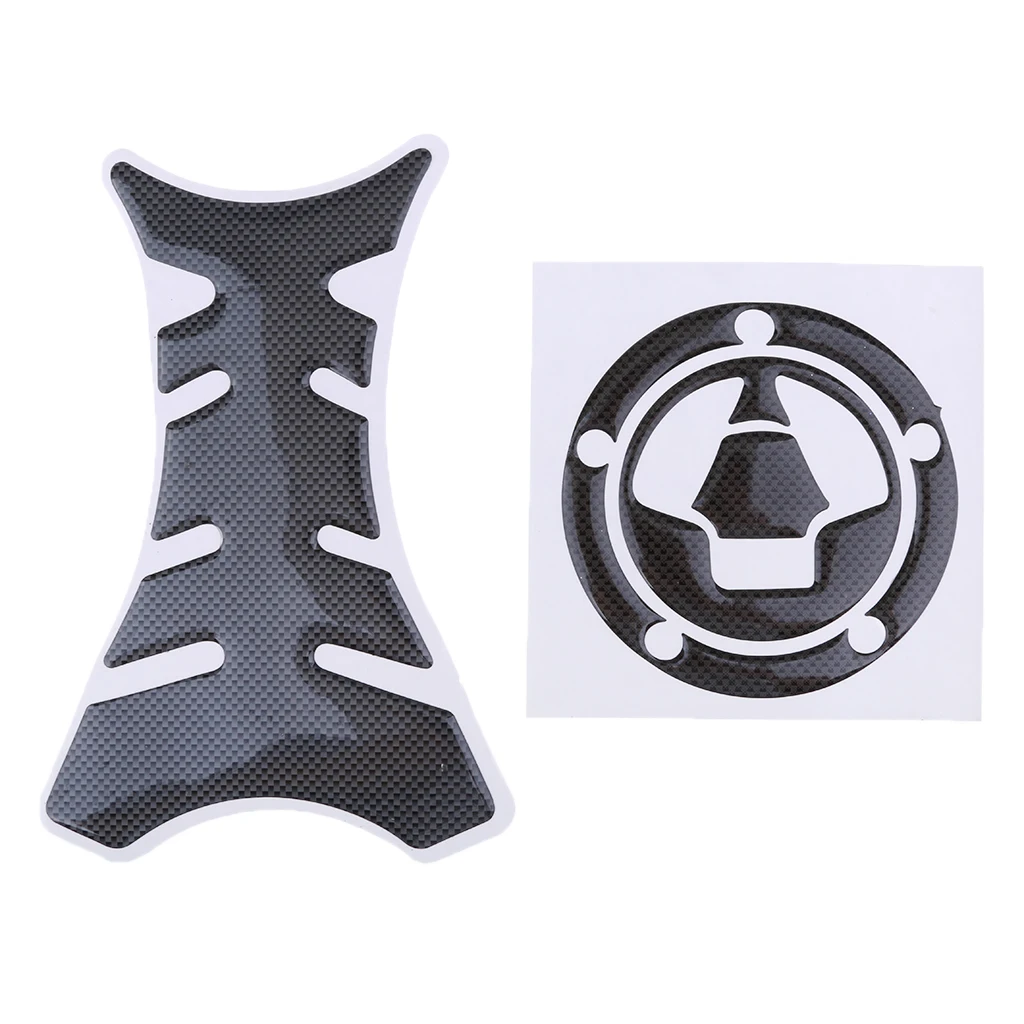 Motorcycle 3D Rubber Sticker Gas Fuel Oil Tank Pad For Kawasaki