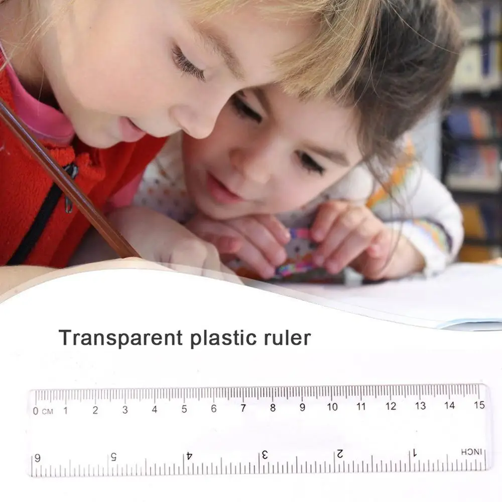 15 см/20 см/30 пластмассовая линейка в см рекламы линейка прозрачная ученическая линейка для студентов измерительная линейка слишком