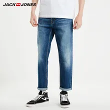 JackJones мужские супер Стрейчевые укороченные джинсы Slim fit casual мужская одежда 219132569