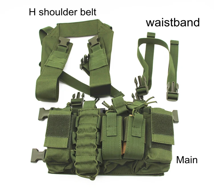 Tactical Vest Airsoft Paintball Carrier Strike chaleco chest rig Pack Military equipment Pouch Duty vest