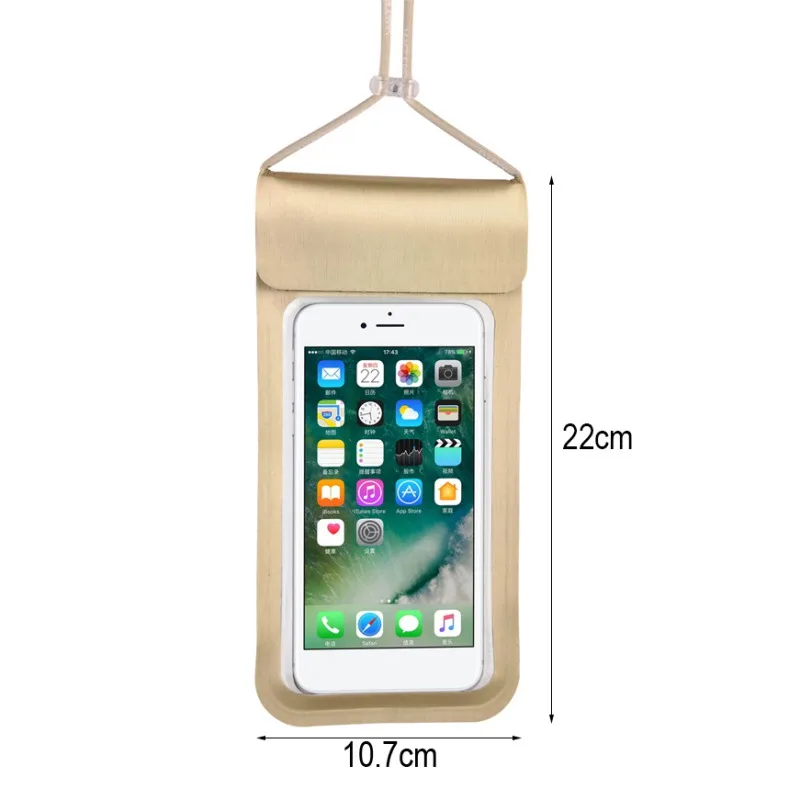 

P8 waterproof bag Waterproof Bag Phone Pouch Cover Mobile Case Beach Outdoor Swimming Pool Snorkeling Mobile Phone Bag