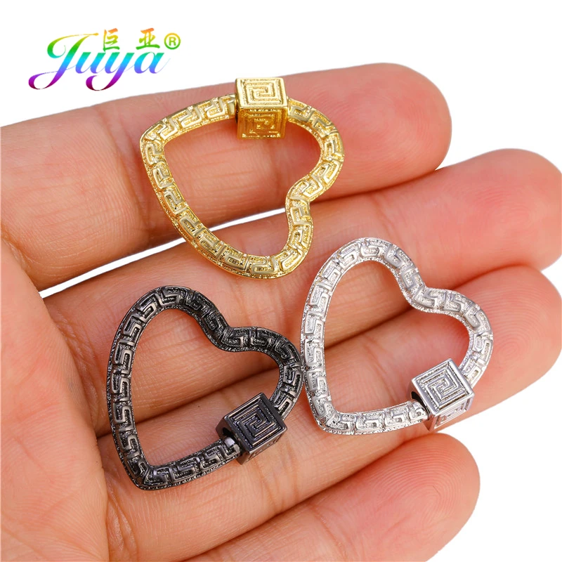 

Juya DIY Handmade Fastener Pendant Screw Lock Bolt Clasps Accessories For Hanging Chains Pendant Jewelry Making Supplies