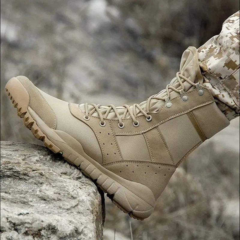 Outdoor Climbing Shoes 34 49 Size Men Women Training Boots Summer Breathable Mesh Hiking Desert Boot hiking shoes