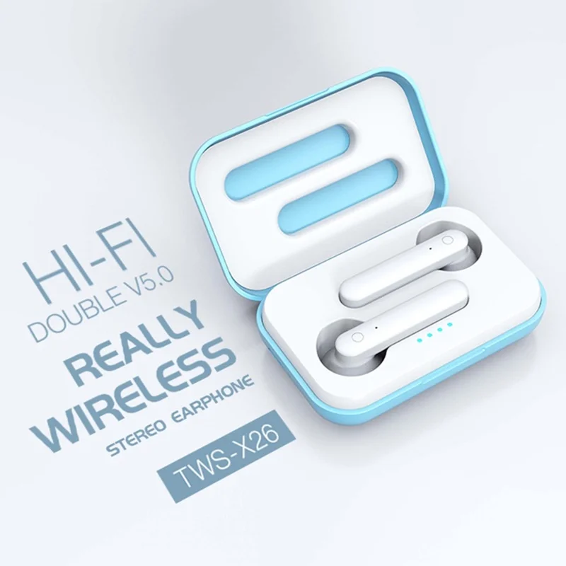 Беспроводные наушники Tongdaytech TWS K88 Bluetooth 5 0 с зарядным устройством|Наушники и
