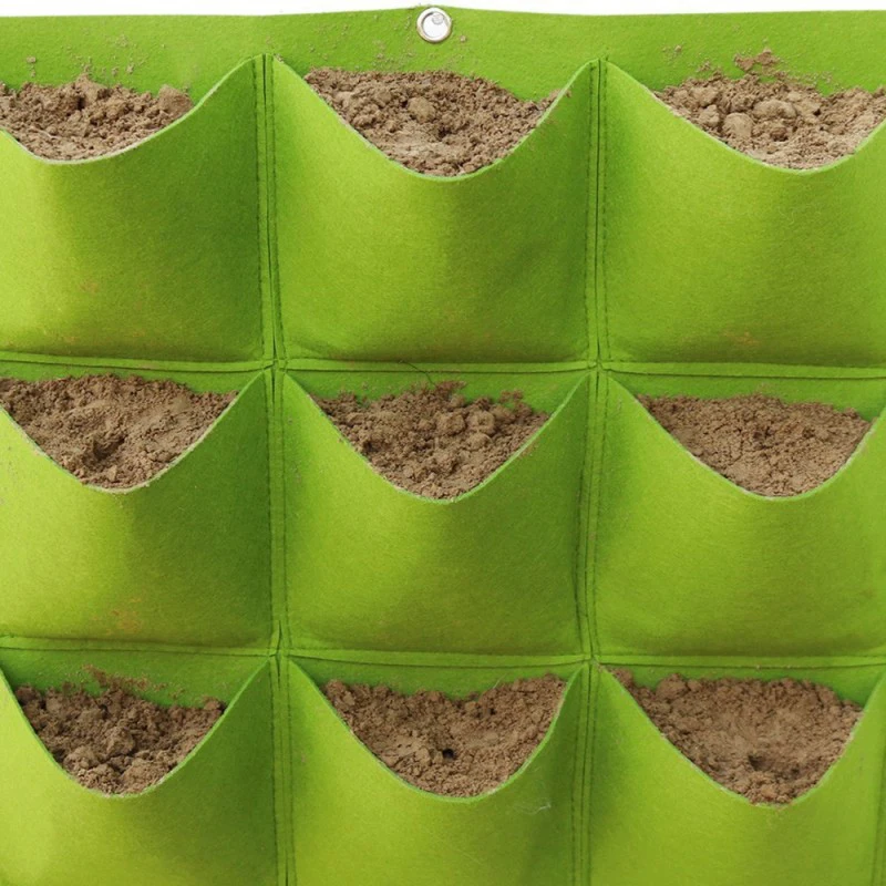 Wall Hanging Planting Bags 4/9/18/49/72 Pockets Green Grow Bag Planter Vertical Garden Vegetable Living Garden Bag Home Supplies Wall Hanging Planting Bags 4/9/18/49/72 Pockets Green Grow Bag Planter Vertical Garden Vegetable Living Garden Bag Home Supplies