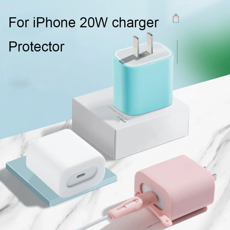 Cable Protector For iPhone 12 Fast Charging 18/20W Charger Head Protector USB Data Cable Line Protection Sleeve Cable Protective usb transfer cable