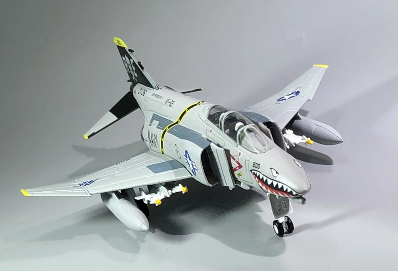 1:100 1/100 масштаб США F-4 Phantom Ⅱ VF-84 истребитель литья под давлением металлический самолет Игрушечная модель самолета