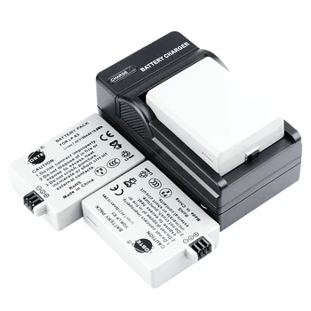 

3pcs 2100mAh 7.4V 15.5Wh DSTE LP-E5 Camera Battery 1*Charger for Canon 450D 500D 1000D Kiss Digital X2 X3 F Rebel XSi Xli XS
