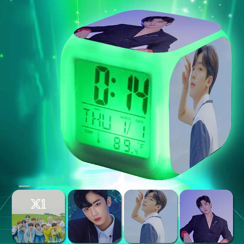 KPOP производство 101x1 квантовый прыжок 7 цветов декомпрессионный будильник Летающая вспышка стоящий светодиодный светильник ким Йохан сон Хён Цзюнь