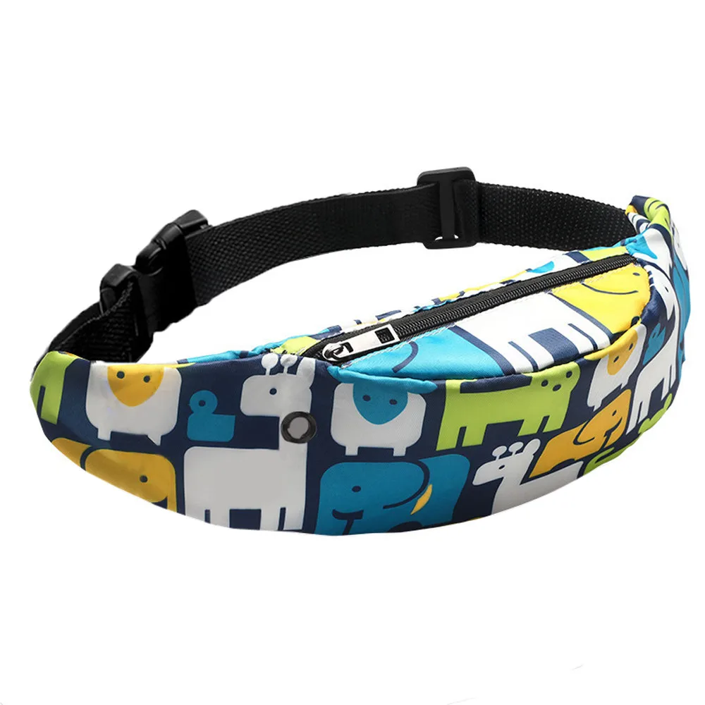 

Women's Colorful Waist Packstravel Fanny Pack Rock And Roll Color Pu Leather Flashing Lattice Belt Bag Поясная Сумка #es