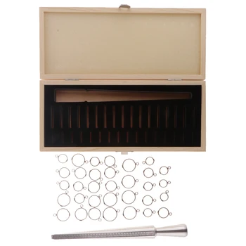 

Ring Mandrel Sizer Ring Gauges Sizer DIY Art Making Ring Measuring Tool
