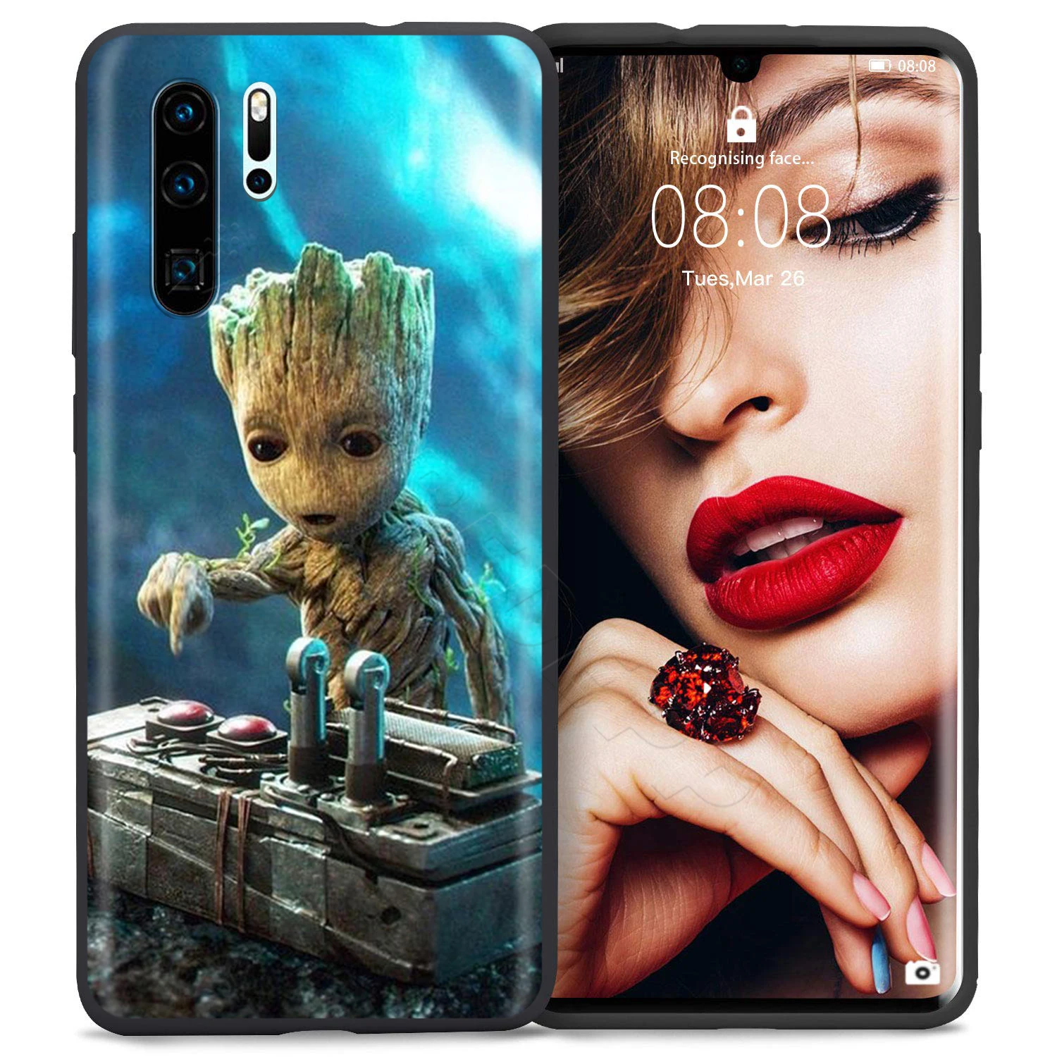 Webbedepp Guardians Groot Marvel чехол для Huawei P8 P9 P10 P20 P30 Lite Pro P Smart Z Mini